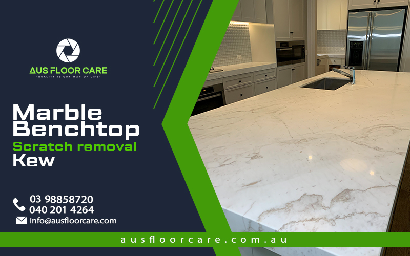 Marble Benchtop Scratch removal Kew