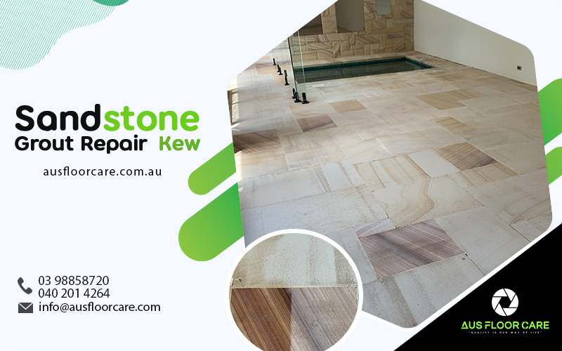 sandstone grout repair service in Kew,
