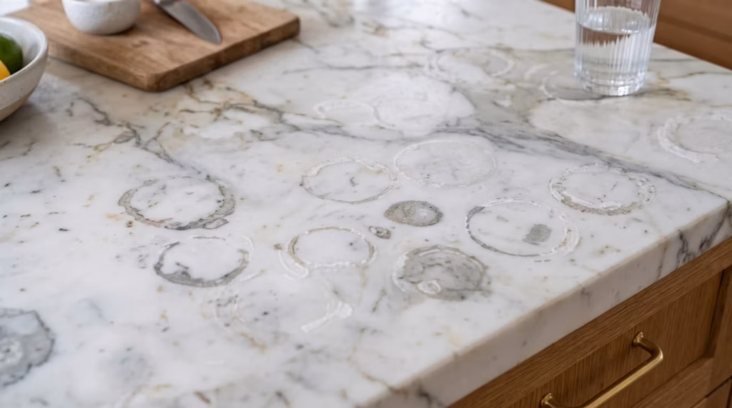 marble benchtop restoration Brighton, fix etched marble benchtop Brighton, marble benchtop polishing Brighton East, stone benchtop repair Golden Mile Brighton, marble polishing Melbourne