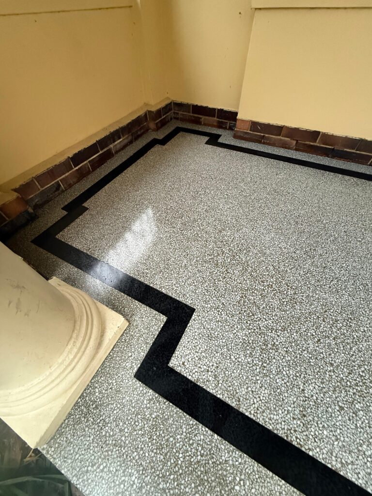 terrazzo floor polishing South Melbourne, terrazzo floor restoration Melbourne, terrazzo repair Albert Park, terrazzo polishing Middle Park, natural stone restoration Toorak, terrazzo cleaning South Yarra